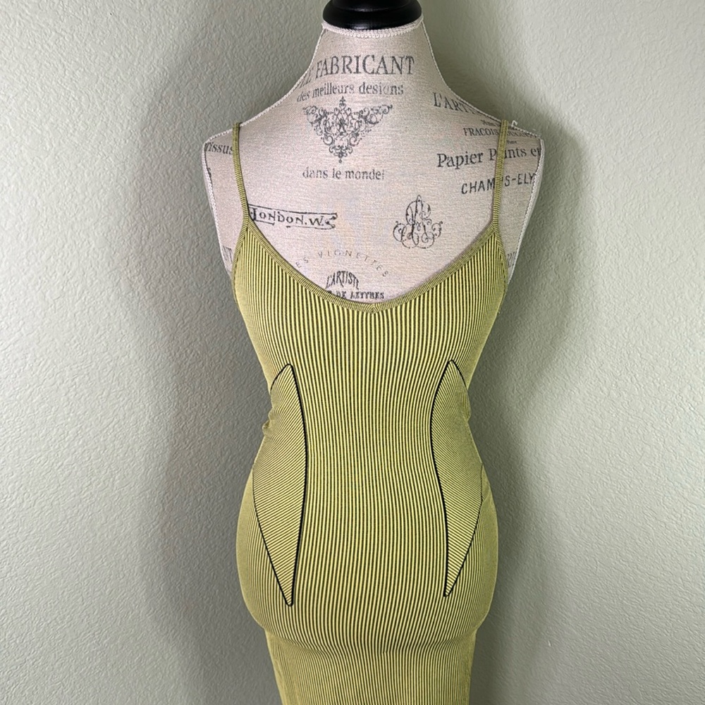 Zara bodycon striped dress